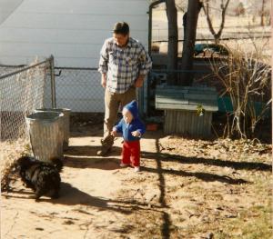 Daniel, Inky, and Dad